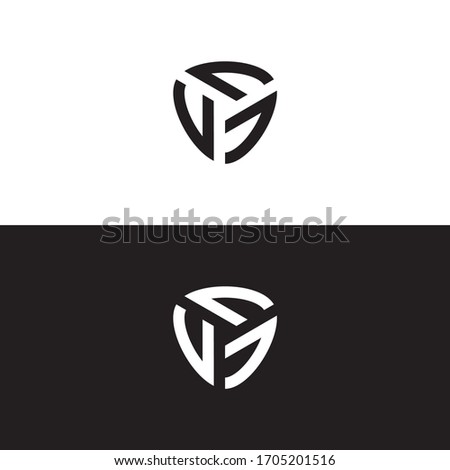 triangle letter v logo vector eps