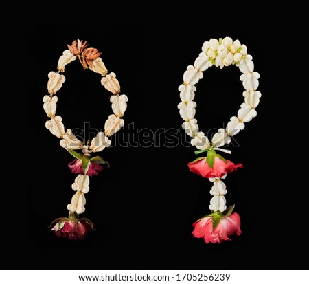 Flower garland It is an offering in Buddhism