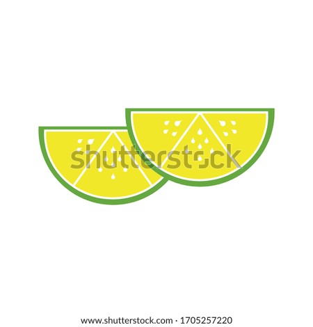 lime icon design isolated on white background