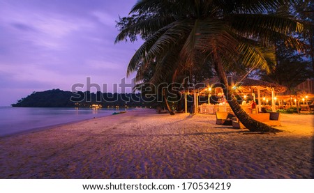 the resort in thailand Royalty-Free Stock Photo #170534219