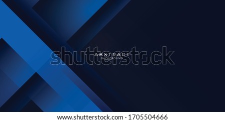 Blue black abstract background geometry shine and layer element vector for presentation design. Suit for business, corporate, institution, party, festive, seminar, and talks