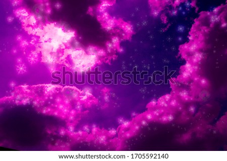 pink nebula scene supernova in space in Manipulation photo