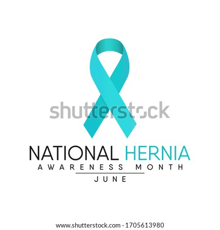Vector illustration on the theme of National Hernia awareness month Observed each year during April.