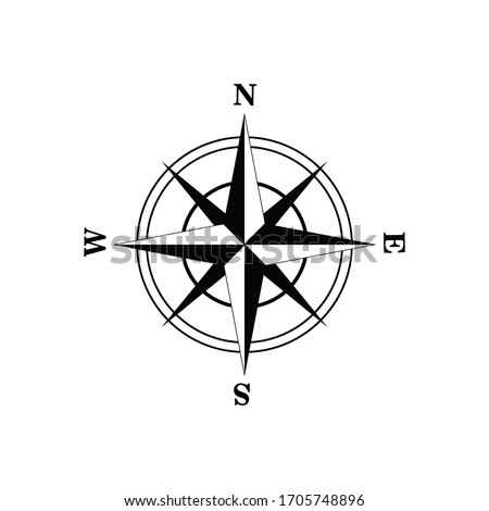 Compass Icon Design Vector Template