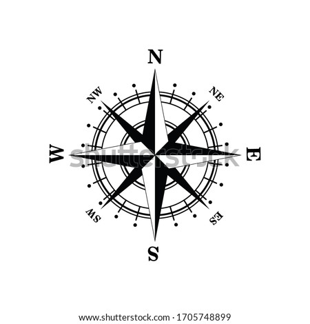 Compass Icon Design Vector Template