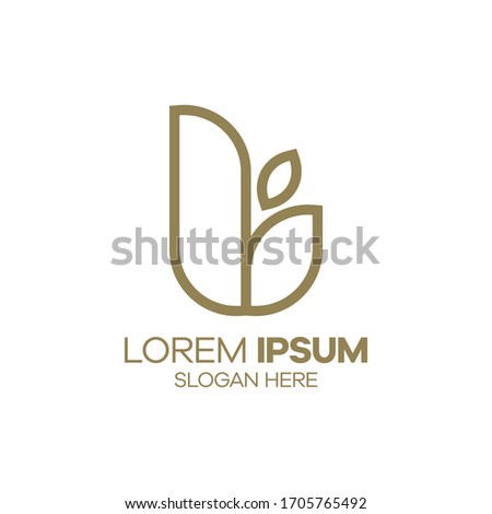 Nature Luxury Logo Creative Template Sign Vector