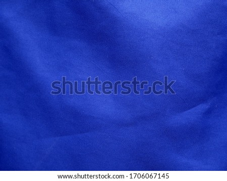 blue silk fabric texture background. old cotton texture