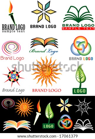vector logos for various activities and business