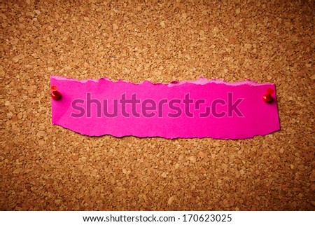  Torn paper -  pink
