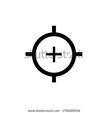 Target vector illustration design template