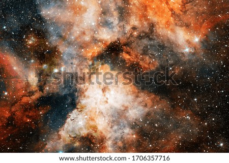 Universe scene with stars and galaxies in deep space showing the beauty of space exploration. Elements furnished by NASA.