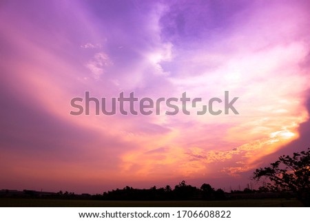 Beautiful abstract pink sky background