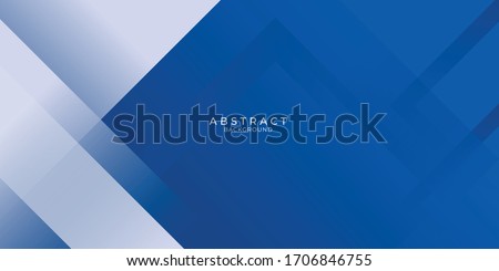 Abstract bacgkround blue and white gradient. Modern blue abstract rectangle box lines background for presentation design, banner, brocure, and business card