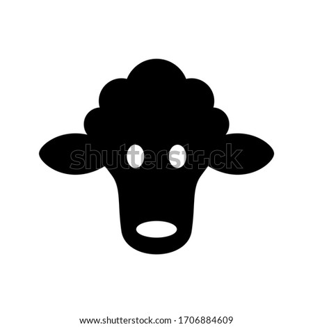 sheep icon or logo isolated sign symbol vector illustration - high quality black style vector icons
