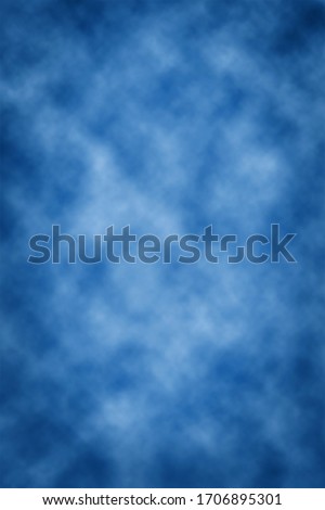 Blue background for portrait photo. Portrait backdrop for studio. Royalty-Free Stock Photo #1706895301