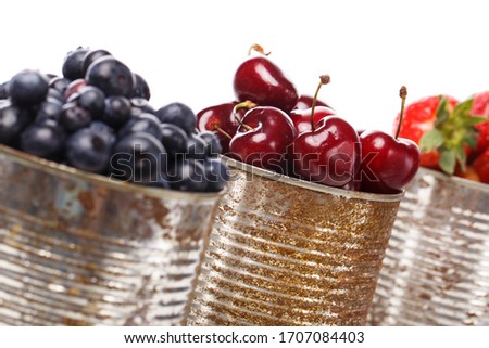 Food. Tasty berries on the table