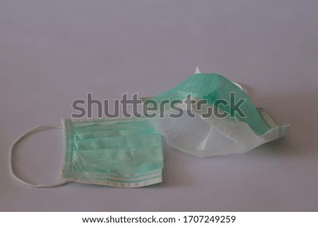 Three-layer anti-dust and virus medical mask