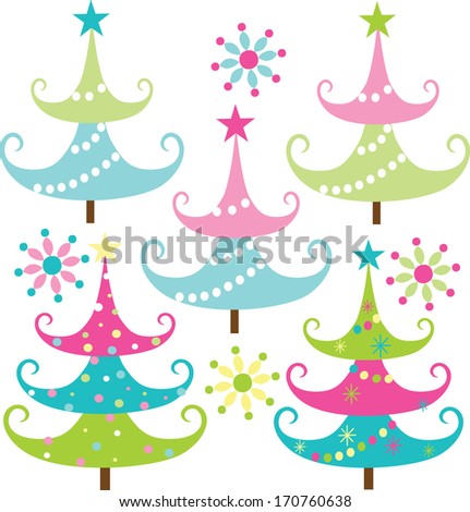 Christmas Trees (Candy Colors)