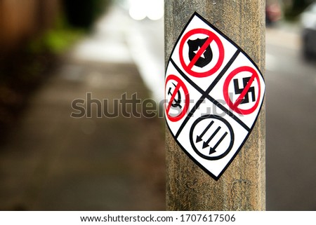 An anti-fascist sticker found on the pole to a traffic sign.
