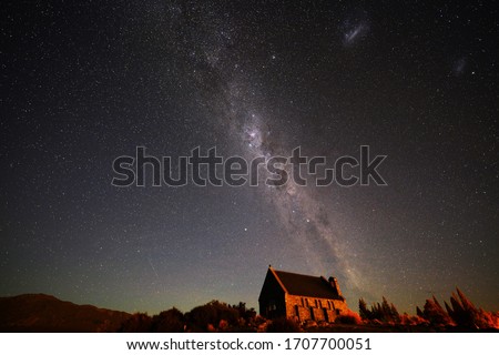 Beautiful Starry Sky in New Zealand