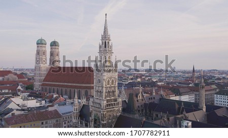 Awesome picture of the skyline from Munich