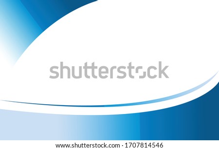 Abstract Blue gradient background, template vector stock