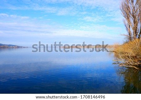 Greifensee lake in Monchaltorf Zurich Switzerland