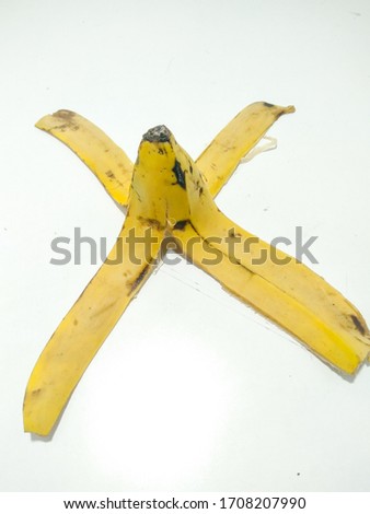 A picture of banana with Selective focus