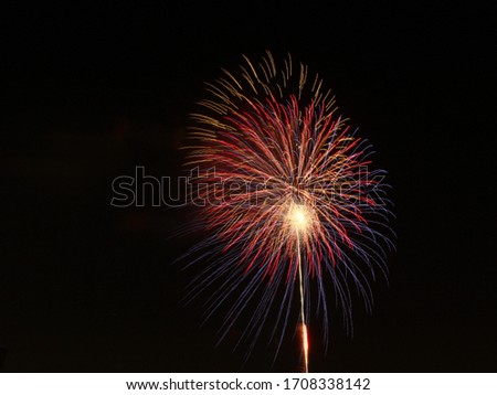 this is fireworks picture in japan.