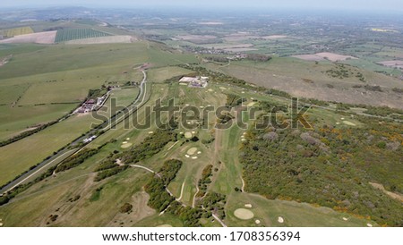 Golf course from above Brighton