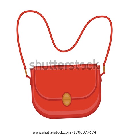 Bag vector icon.Cartoon vector icon isolated on white background bag.