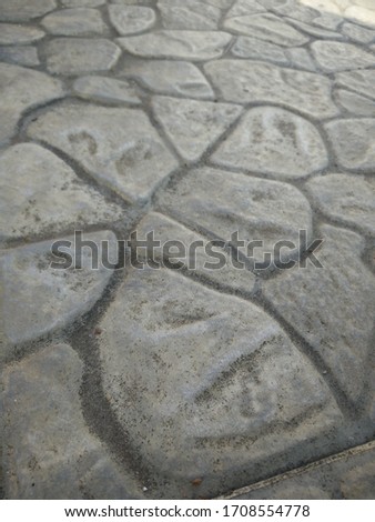 Background from paving stones, irregular natural stones