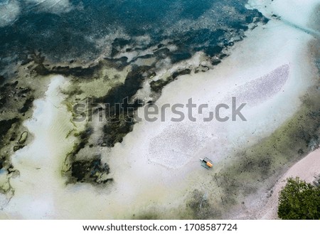 Aerial photography of the coast of Bohol island in the Philippines - Asia
