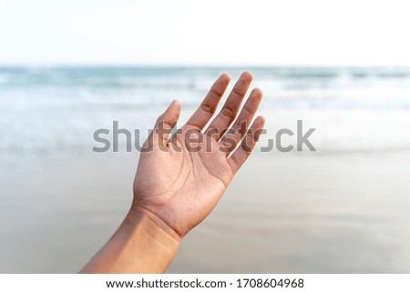 Hand concepts and sea life photoshoot