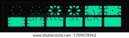 Liquid Animation Transitions Effect. colorful scene transition fx Sprite Sheet for Video Game, Cartoon, Animation and motion design. eps 10 vector illustration.