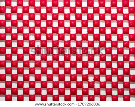 red squares texture detailed on a white background