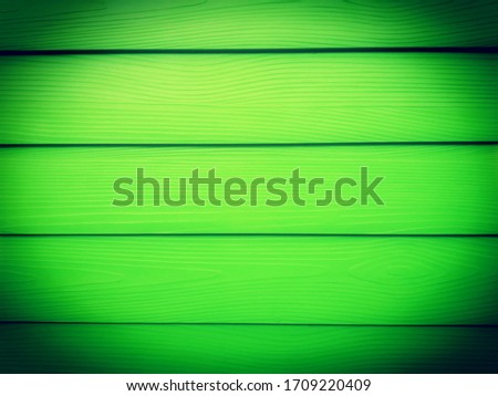 Closeup​ surface​ wooden​ table. Green​ wooden​ texture.​ Green​ wall​ isolated​ colors​ for​ background. Wooden​ wall​ for​ background​