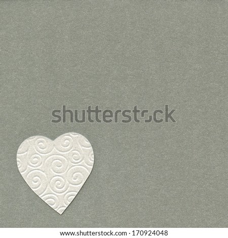 Paper Valentine's heart background, Card for a Valentine's day  