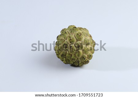 Fresh Sugar Apple Fruit Isolated Picture 