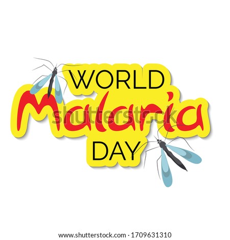 Vector illustration of a Background for  World Malaria Day.