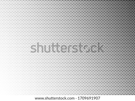 Fade Dots Background. Abstract Black and White Pattern. Pop-art Texture. Grunge Modern Backdrop. Vector illustration