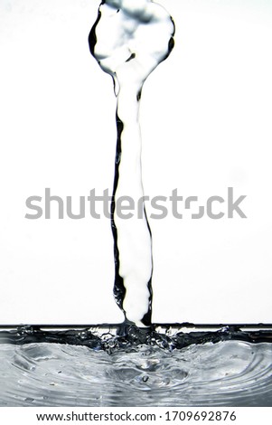 Splash of mineral water background