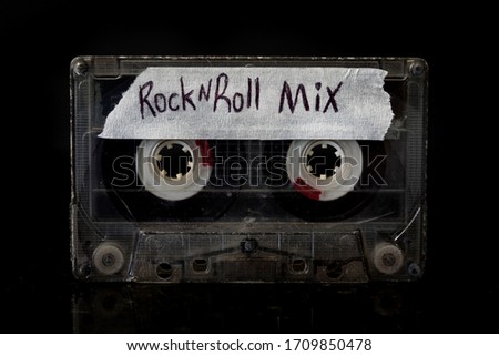 Rock and Roll Mixtape 

Rock and Roll Mixtape cassette with a black background.