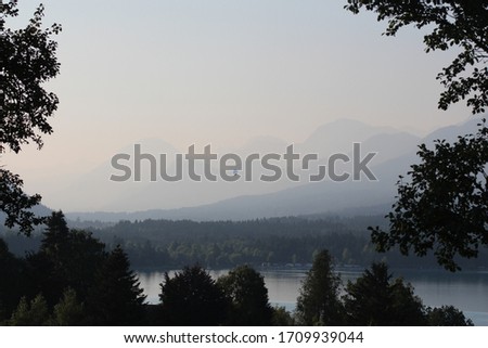 Panoramic View Of The Austrian Alpine Region