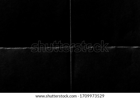 Rough Damaged Grunge Wrinkled Creased Folded Paper Cut. Authentic Distressed Overlay Poster Texture. Dust and Scratch. Surface Texture Background.  Royalty-Free Stock Photo #1709973529