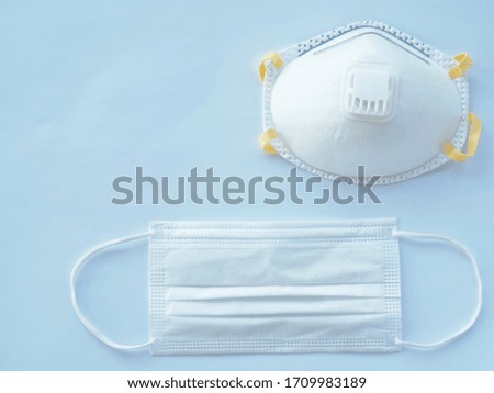 Background picture Cotton mask and dust mask pm.5