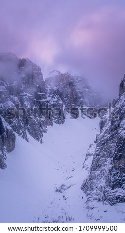 Sunrise pictures around the Dolomites