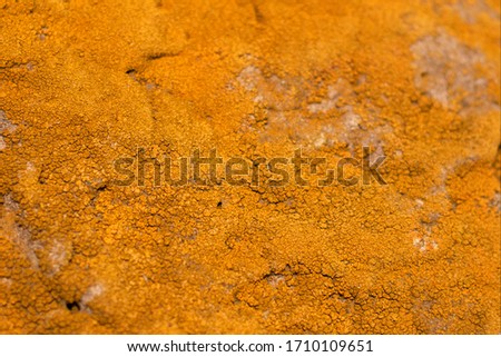 Unevenly cracked terracotta texture with a rich orange tint. Photo trending texture for your design.