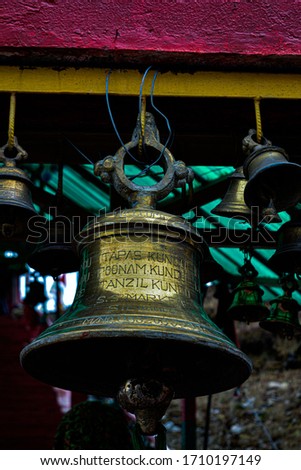 bell in the Indian temple