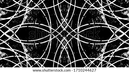 Wavy, billowy, flowing lines abstract pattern. Waving lines texture. Brush strokes texture. Atrwork imitation. Cool and swirly background.  Vector illustration. EPS10.
